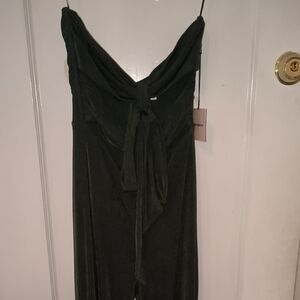 NWT superdown | Green Tie-Front Jumpsuit